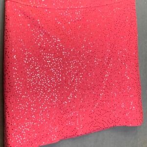 Loft Hot Pink Lined wool sequin short skirt Size 4 Beautiful and classy‎